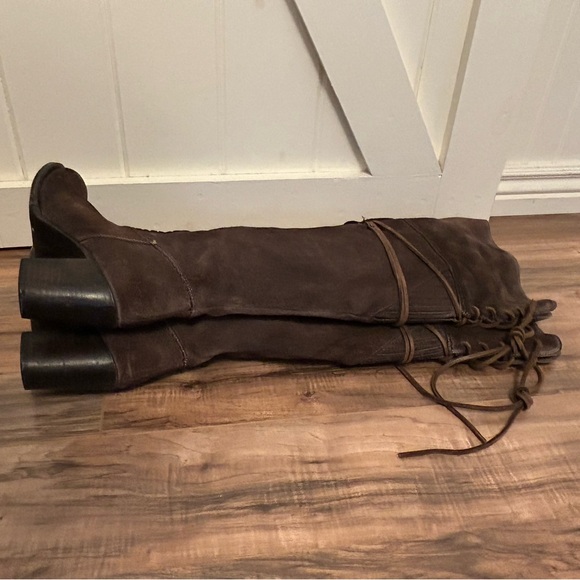 Freebird by Steven Brock Over the Knee Suede Boots - Picture 3 of 9